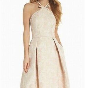 Beautiful Floral Gal Meets Glam A-Line Dress